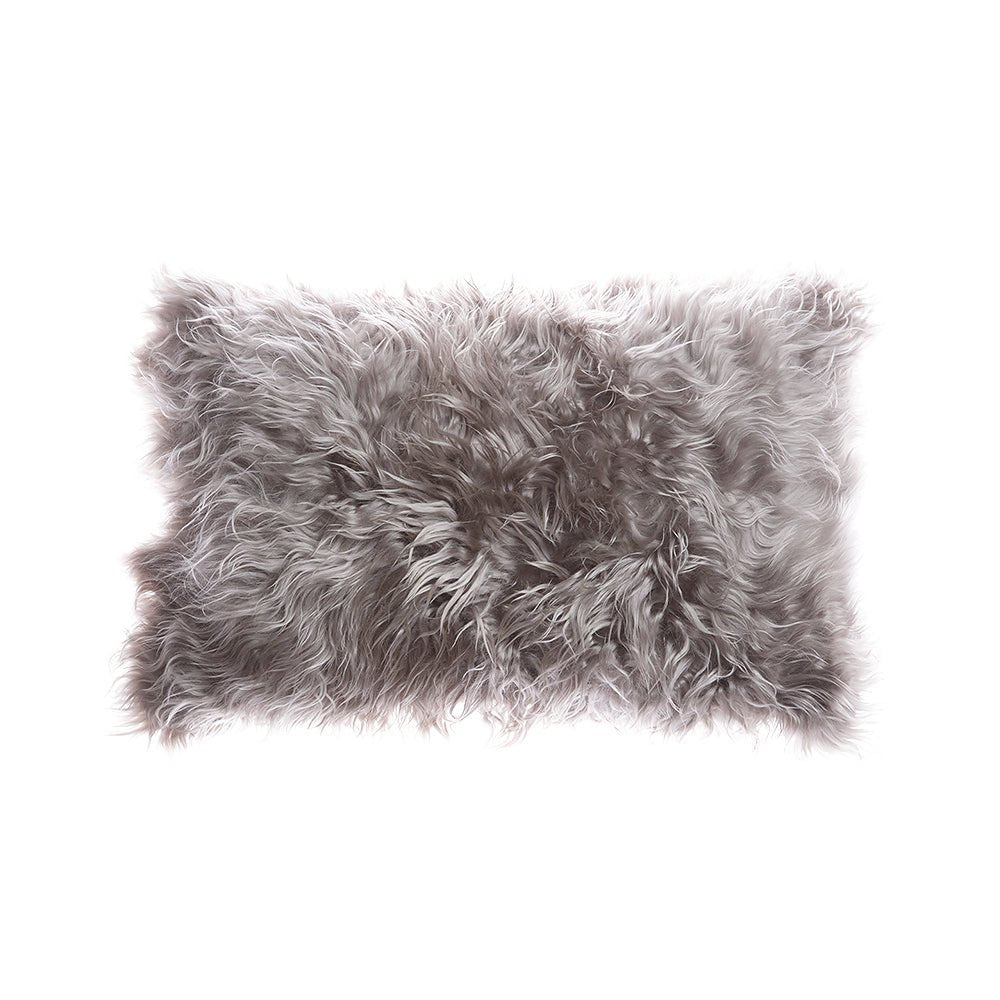 Curly Goat Fur Plush Pillow - Image 5